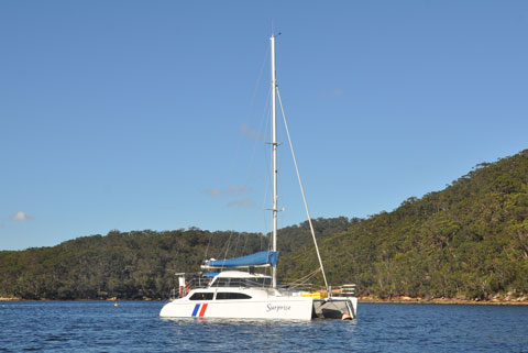 Chartering a catamaran